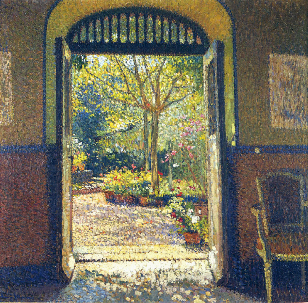 A Garden in the Sunshine Henri Martin tablo - Dekolata