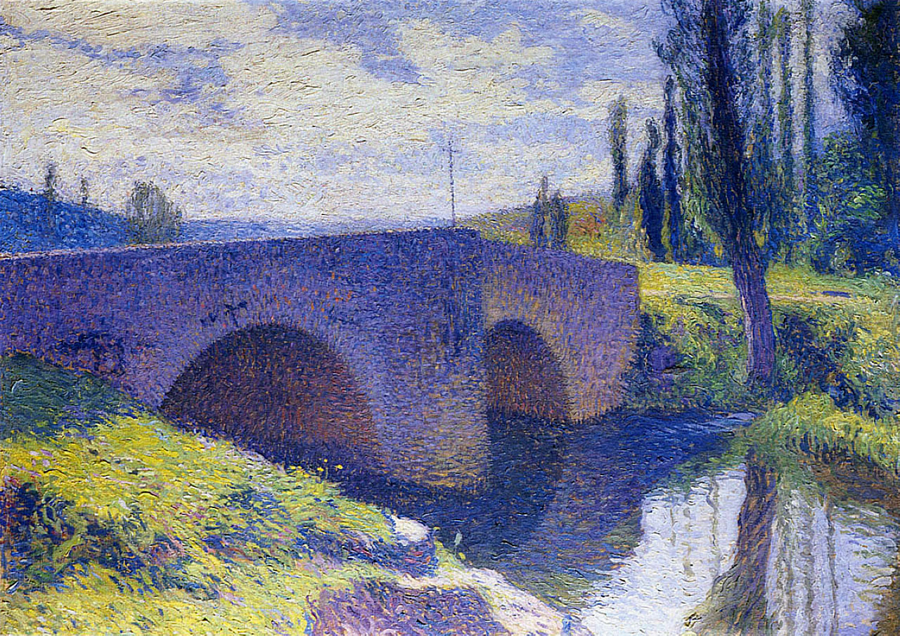 Bridge of Saint Medard at Midday Henri Martin tablo - Dekolata