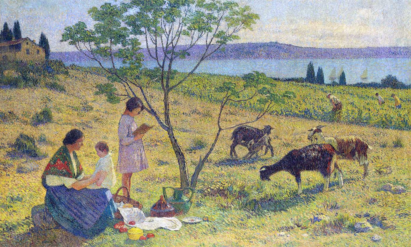 Bucolic Henri Martin tablo - Dekolata