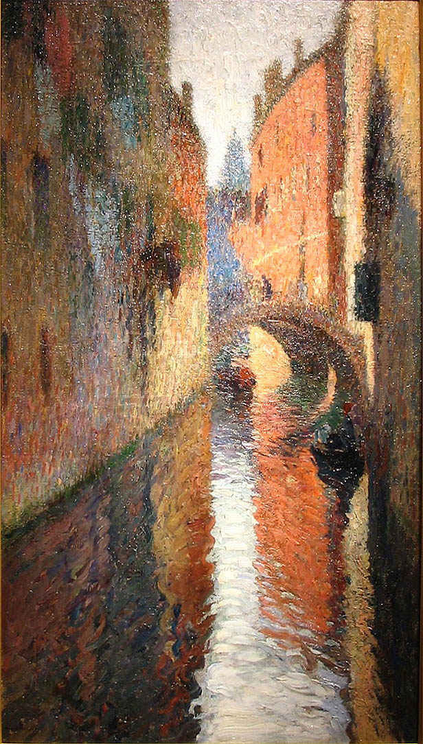 Canal in Venice Henri Martin tablo - Dekolata