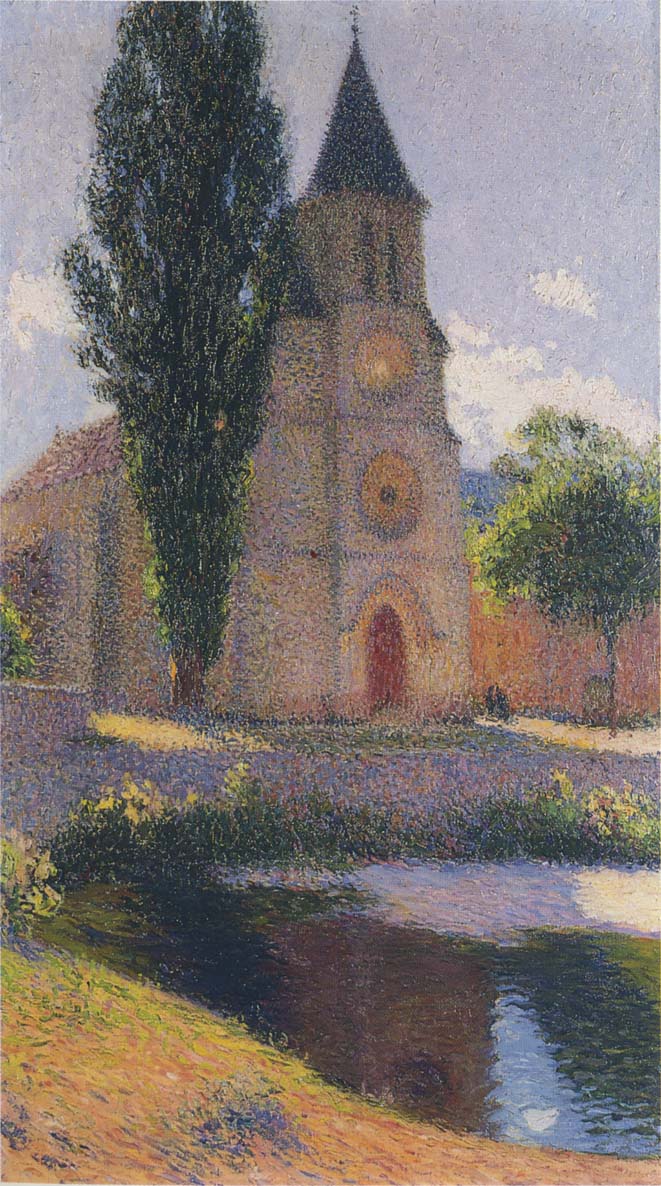 Church at Labastide du Vert Henri Martin tablo - Dekolata