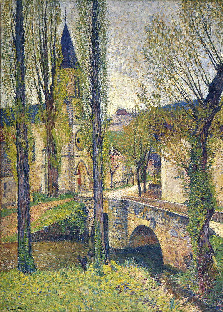 Church in Labastide Henri Martin tablo - Dekolata