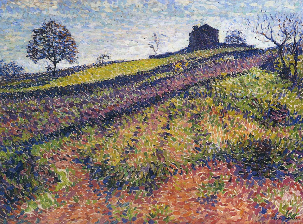 Country house (1910) Henri Martin tablo - Dekolata