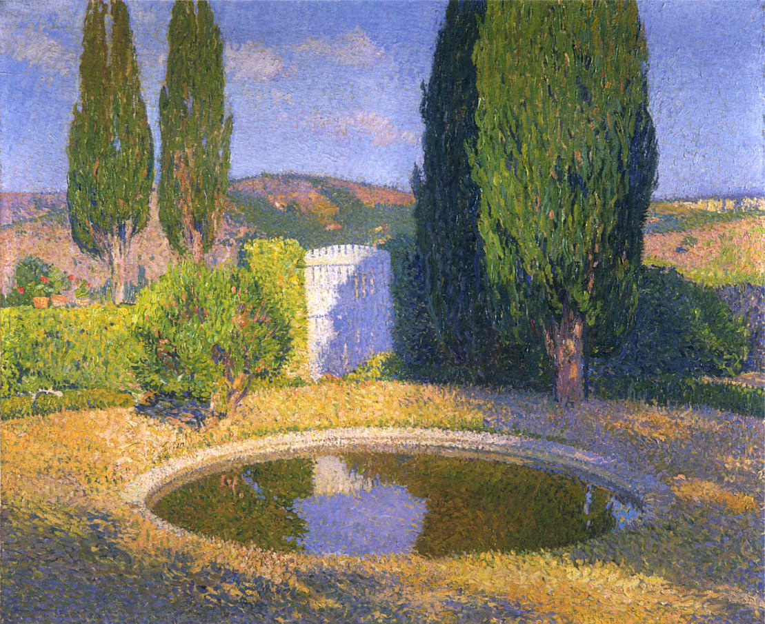 Fountain in Summer Henri Martin tablo - Dekolata