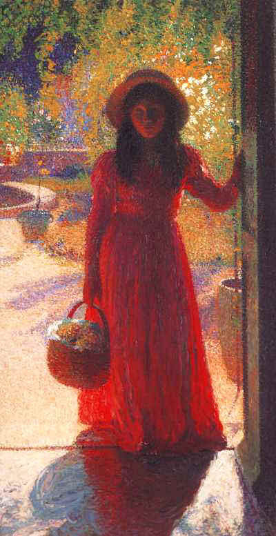 Gabrielle at the Gate Henri Martin tablo - Dekolata