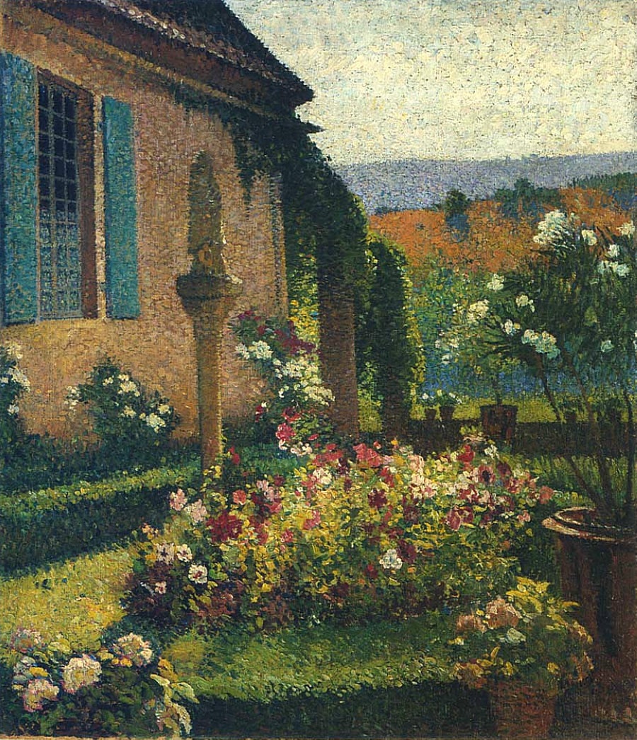 Garden of the Artist Henri Martin tablo - Dekolata