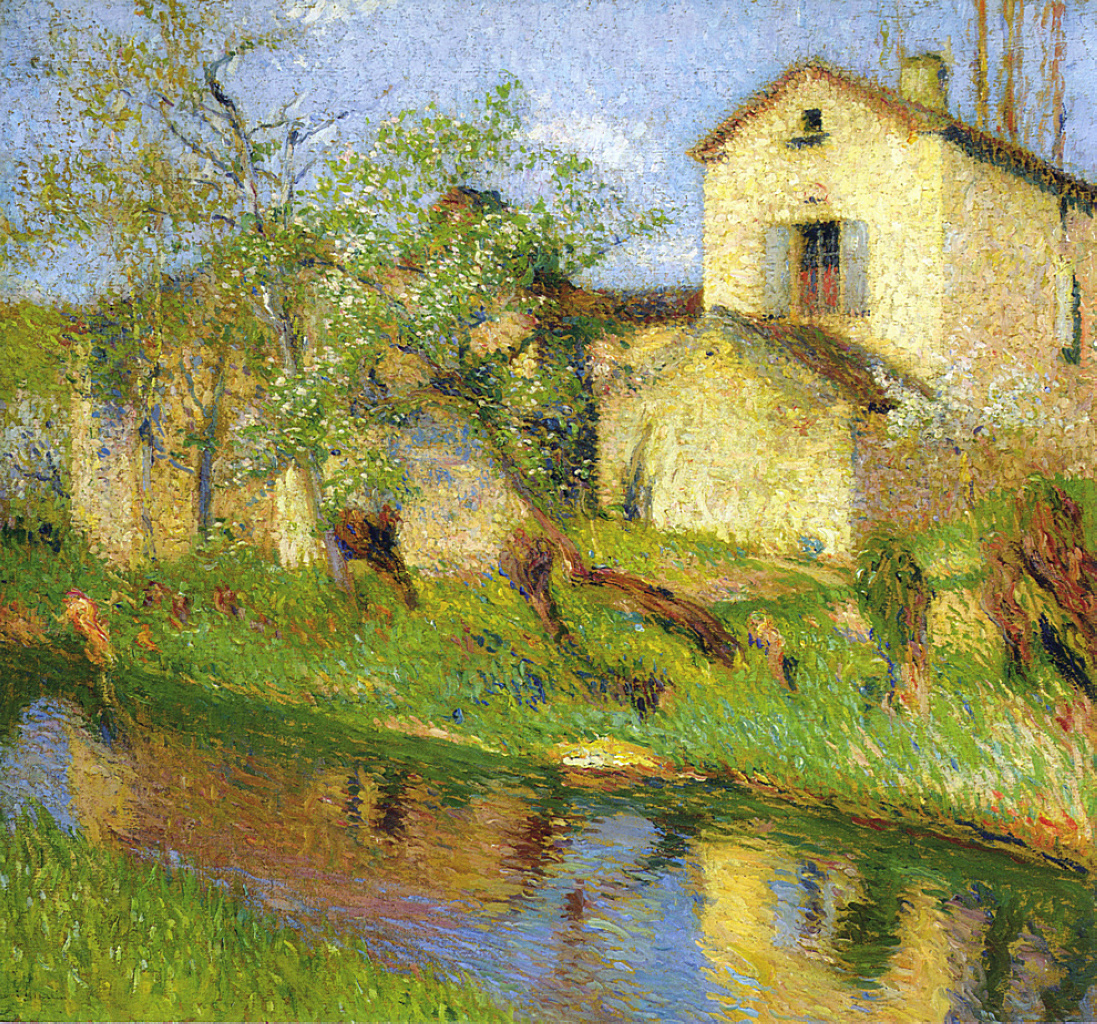 House on Stream Henri Martin tablo - Dekolata