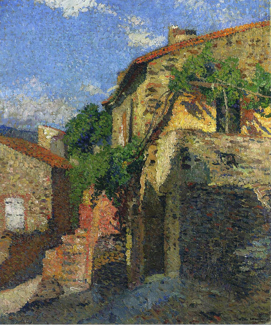 Houses at Collioure Henri Martin tablo - Dekolata