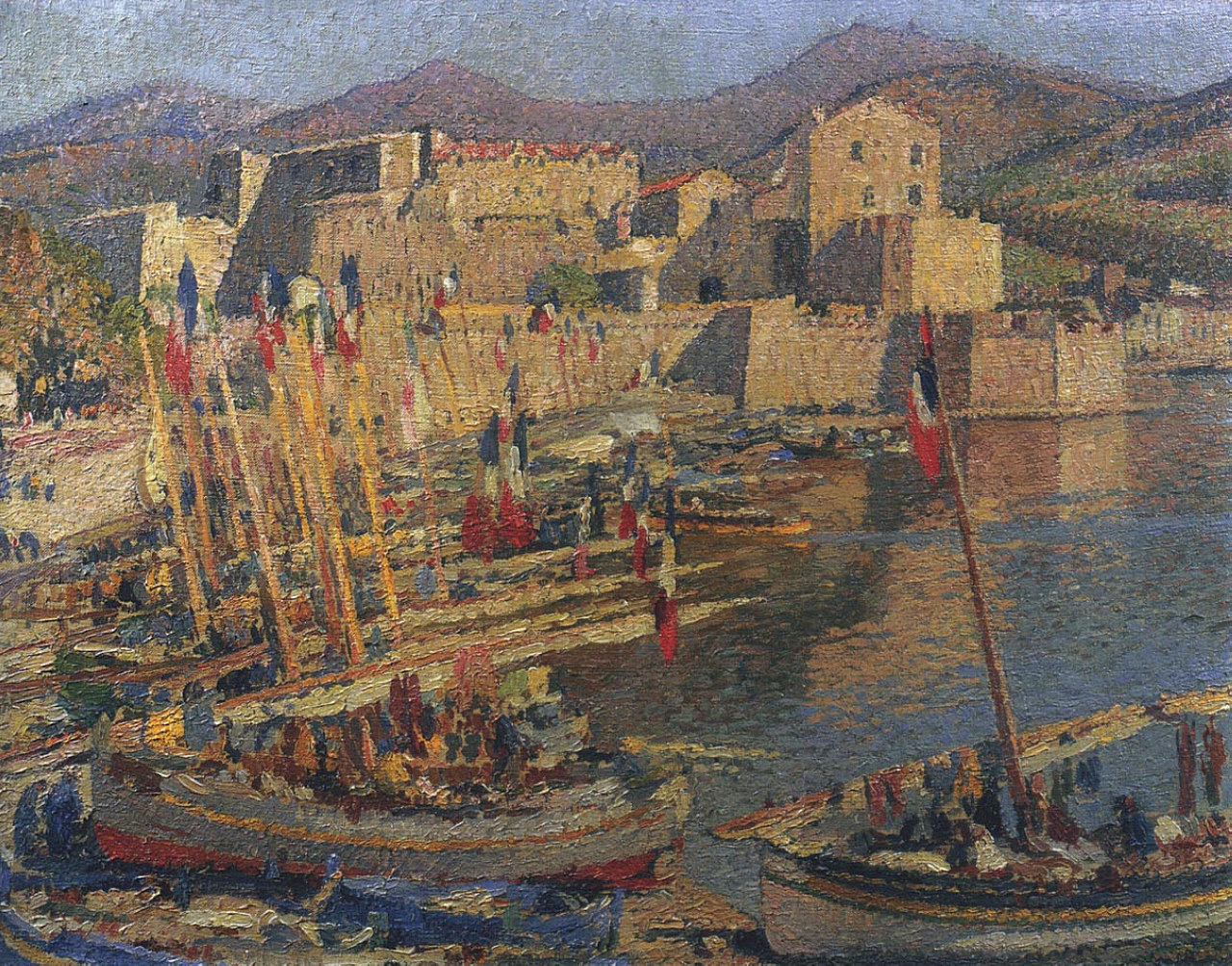 July 14 in Collioure Henri Martin tablo - Dekolata