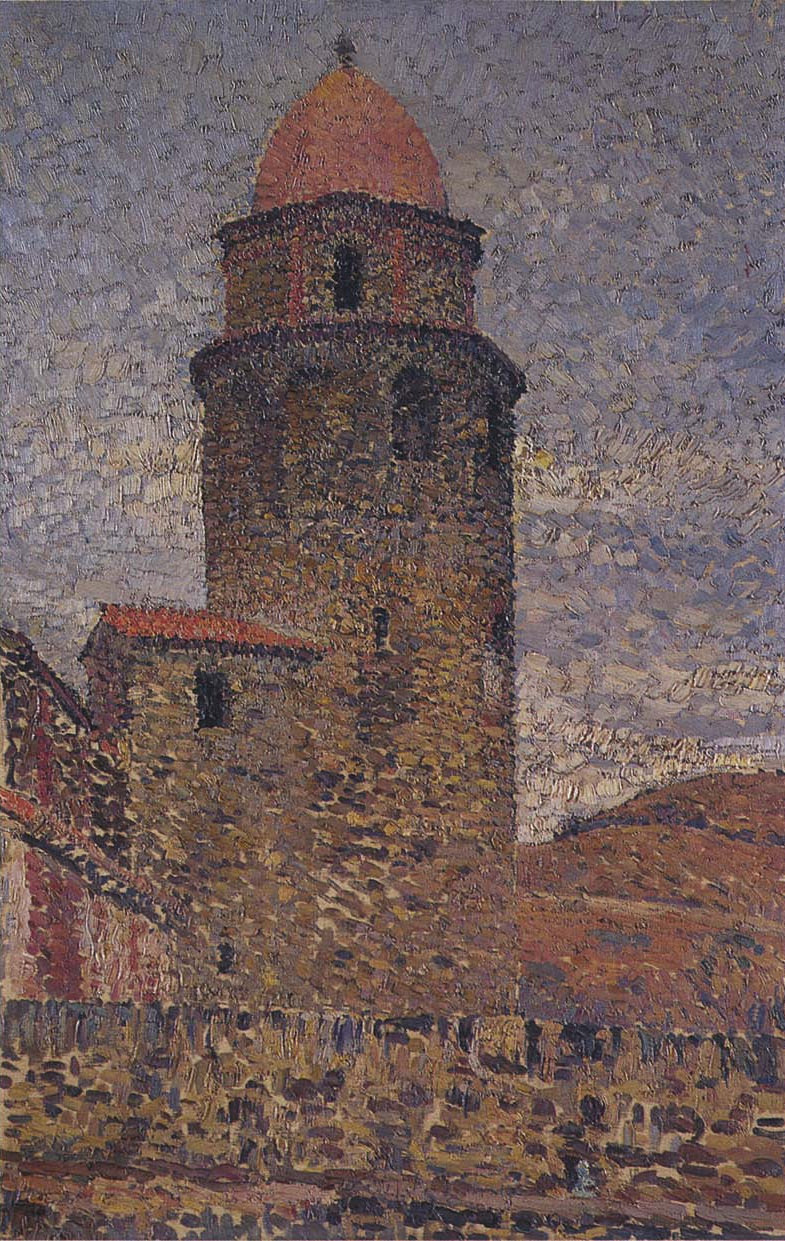 La Campana a Collioure Henri Martin tablo - Dekolata