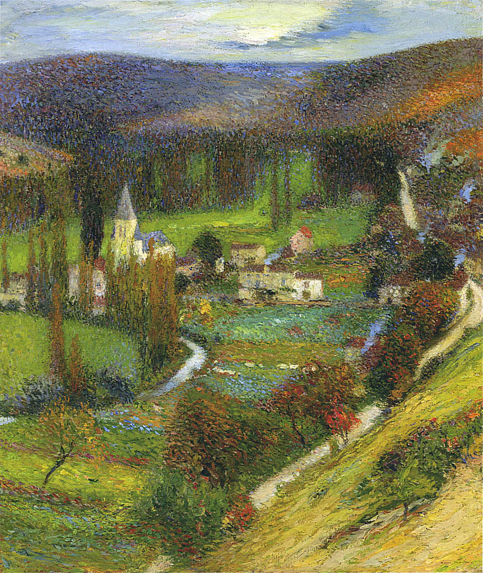 Labastide du Vert Morning Effect Henri Martin tablo - Dekolata