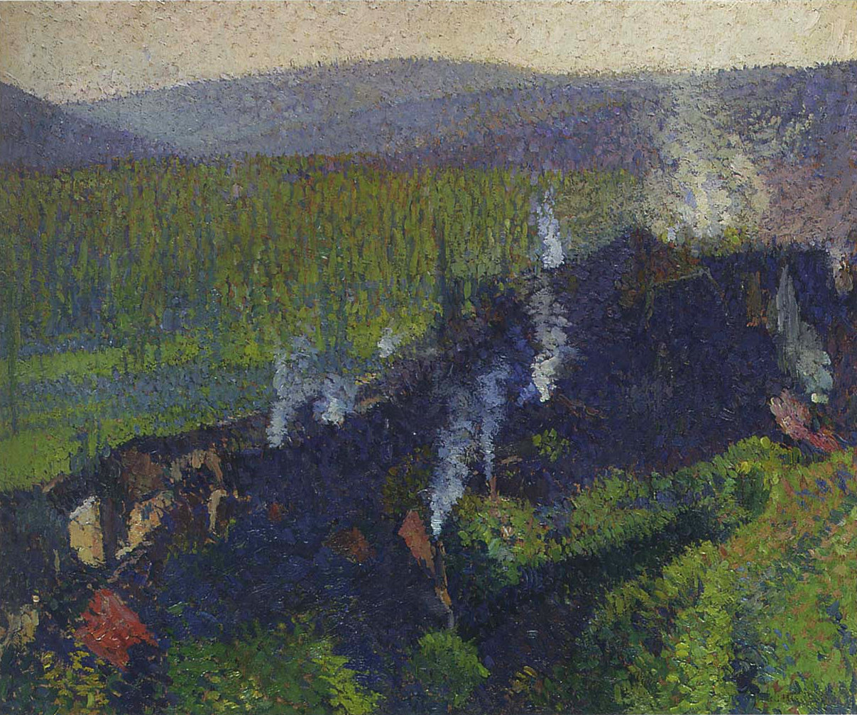 Labastide du Vert (1920) Henri Martin tablo - Dekolata