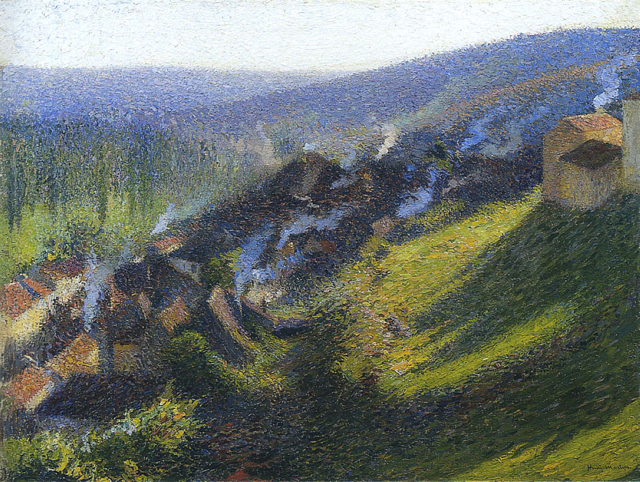 Labastide du Vert in Afternoon Henri Martin tablo - Dekolata