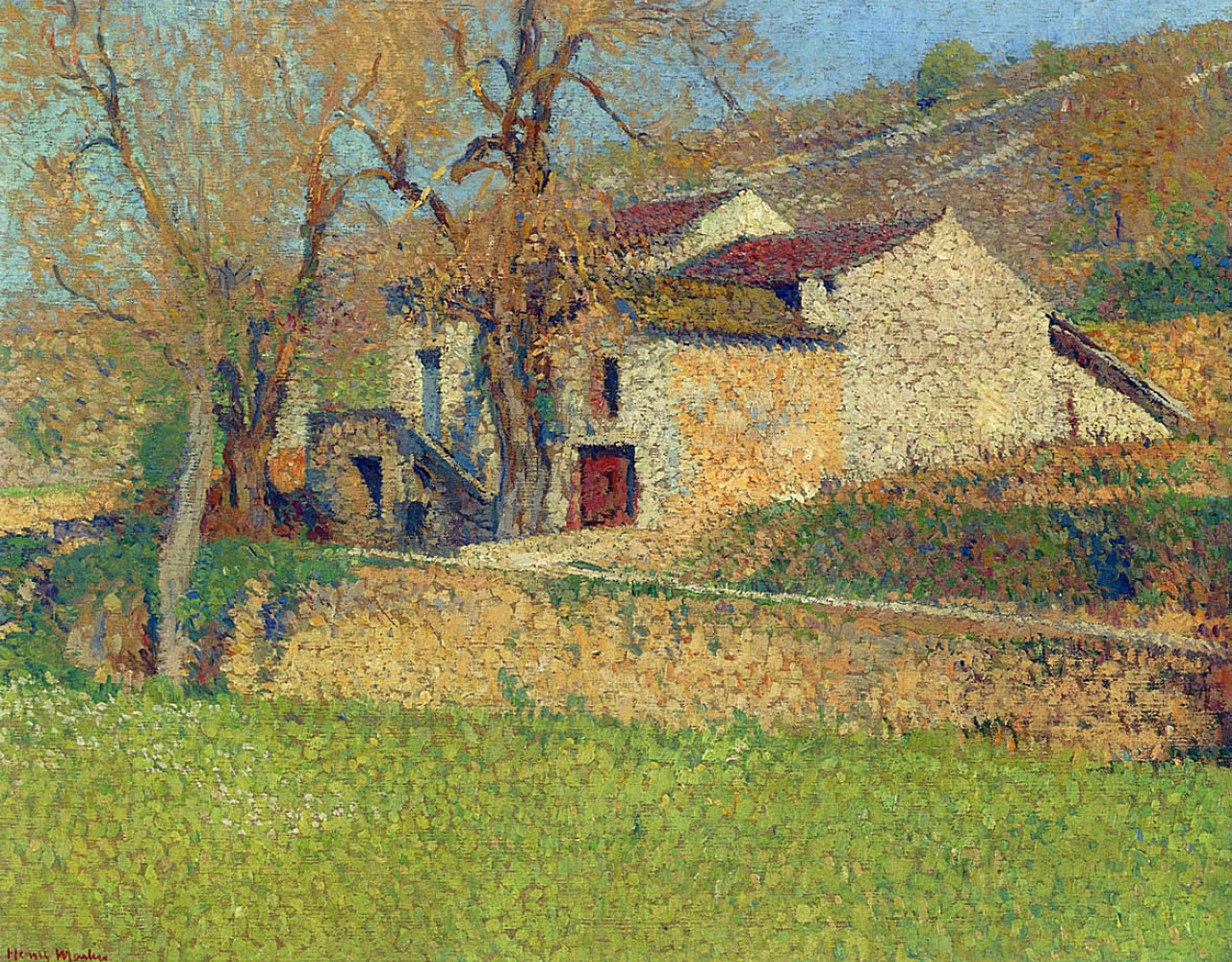 Labastide farmhouse near Labastide du Vert Henri Martin tablo - Dekolata
