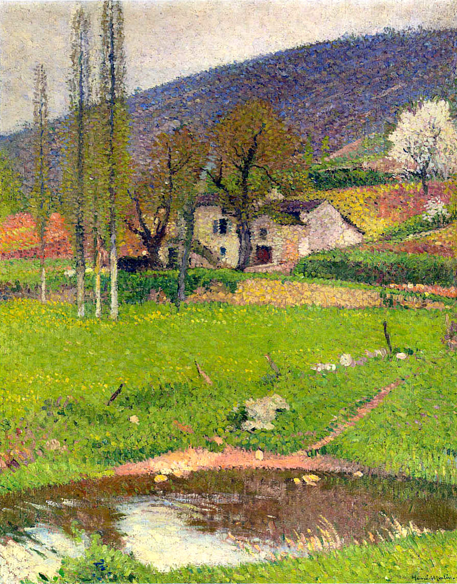 Landscape near Toulouse Henri Martin tablo - Dekolata