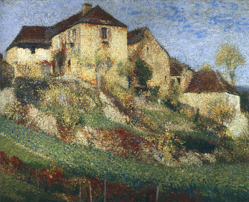 Landscape with House Henri Martin tablo - Dekolata