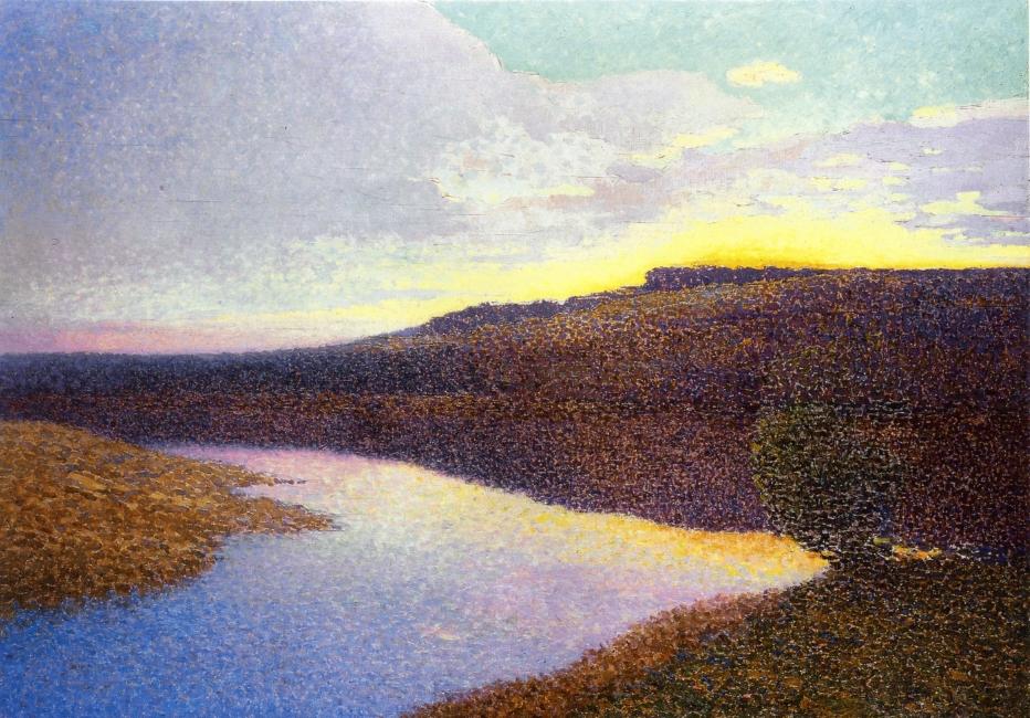 Lot Landscape (1890) Henri Martin tablo - Dekolata
