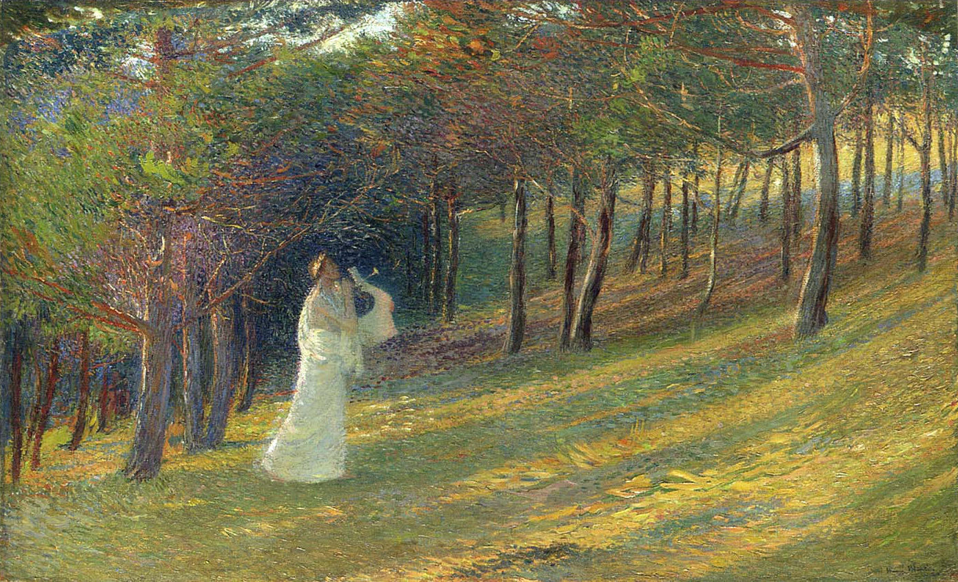 Orpheus in a Wood (1895) Henri Martin tablo - Dekolata