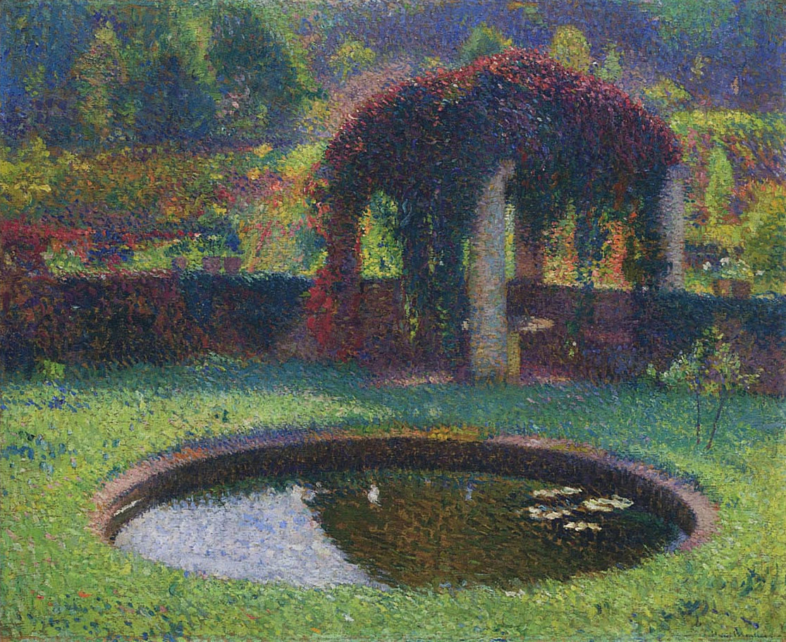 Pergola in the South West Park (1920) – Henri Martin Tablo