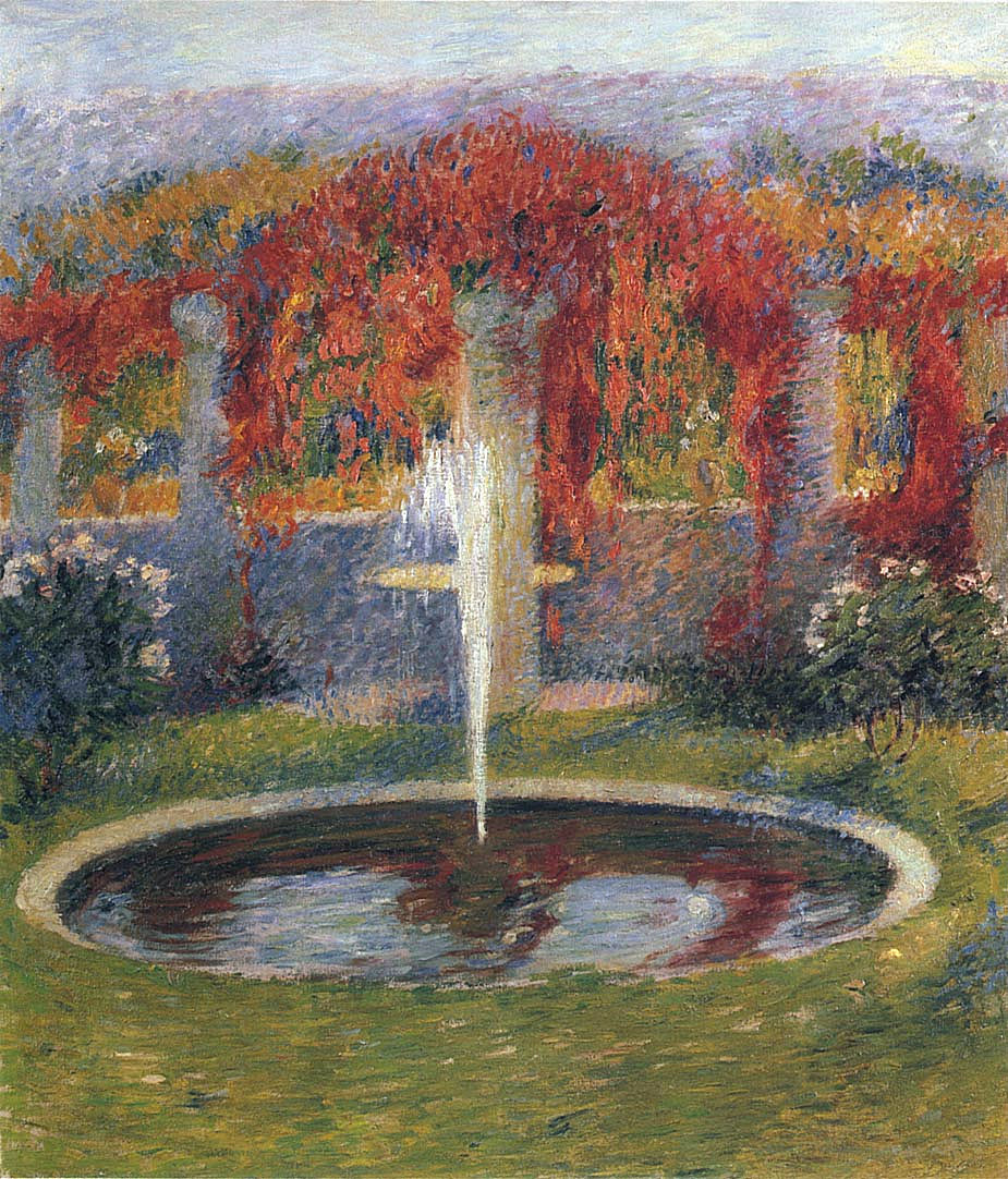 Pool Manor de Marquayrol Henri Martin tablo - Dekolata