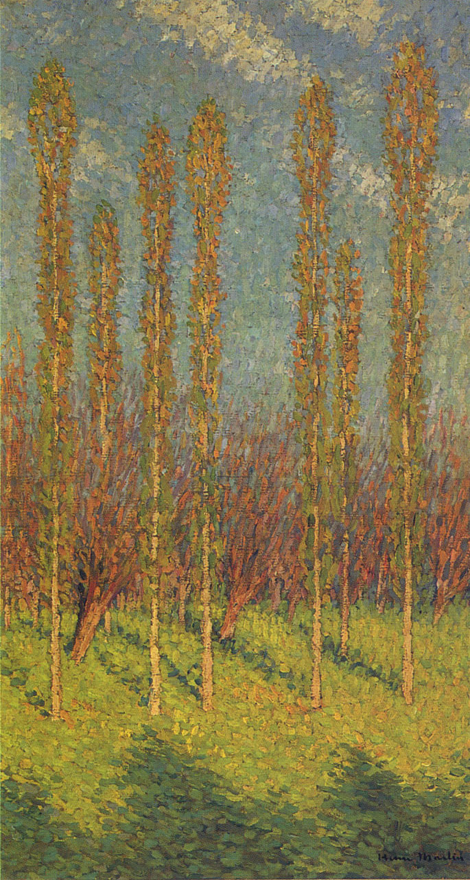 Poplars in Spring – Henri Martin Tablo