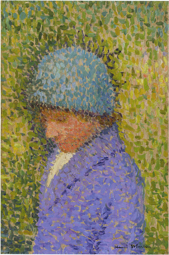 Portrait of a Young Girl Henri Martin tablo - Dekolata