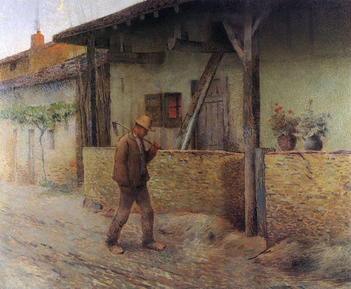 Return from the Fields (1890) Henri Martin tablo - Dekolata