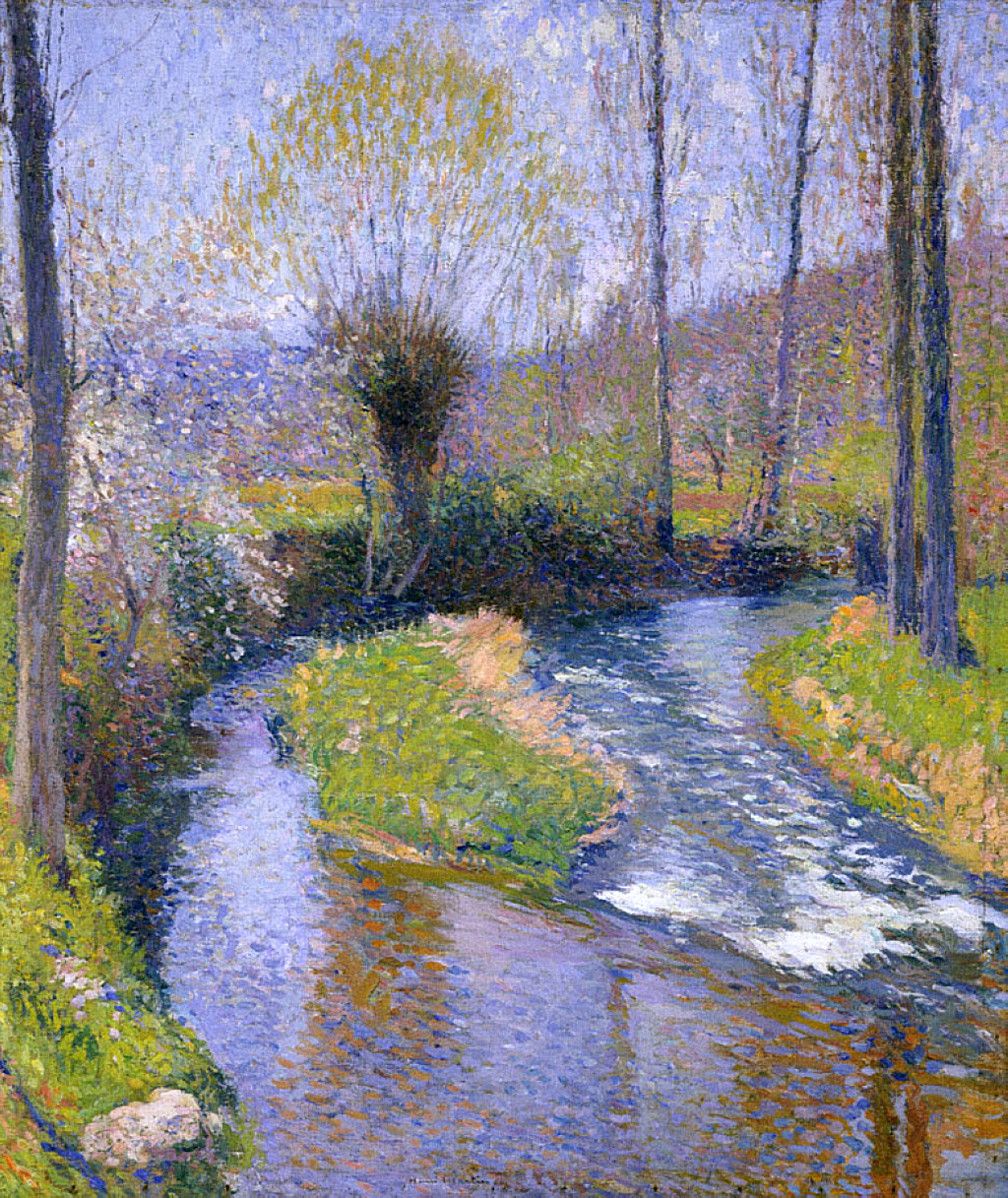 River Vert Henri Martin tablo - Dekolata