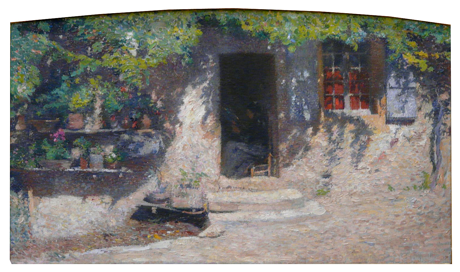 Sunny Doorway – Henri Martin Tablo