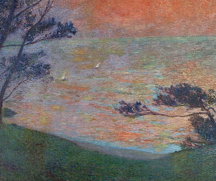 Sunset at Sea Henri Martin tablo - Dekolata