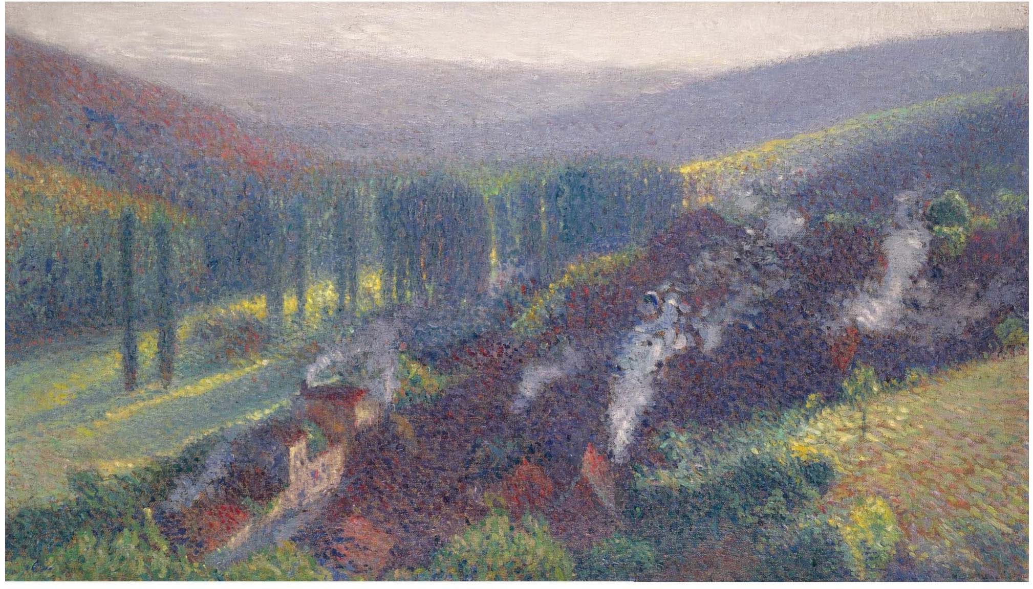 Terrace at Marquayrol Henri Martin tablo - Dekolata