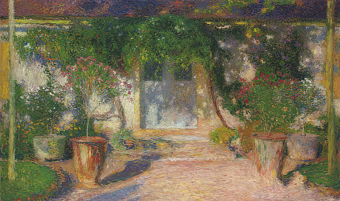 Terrace in Sun – Henri Martin Tablo