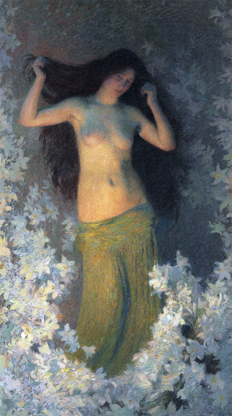 The Beauty (1900) Henri Martin tablo - Dekolata