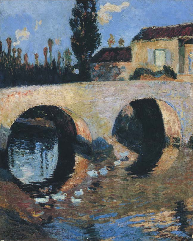 The Bridge on the River Henri Martin tablo - Dekolata