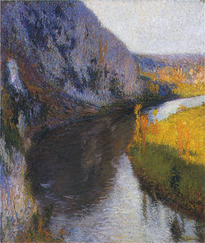The Cliffs of Lot Henri Martin tablo - Dekolata