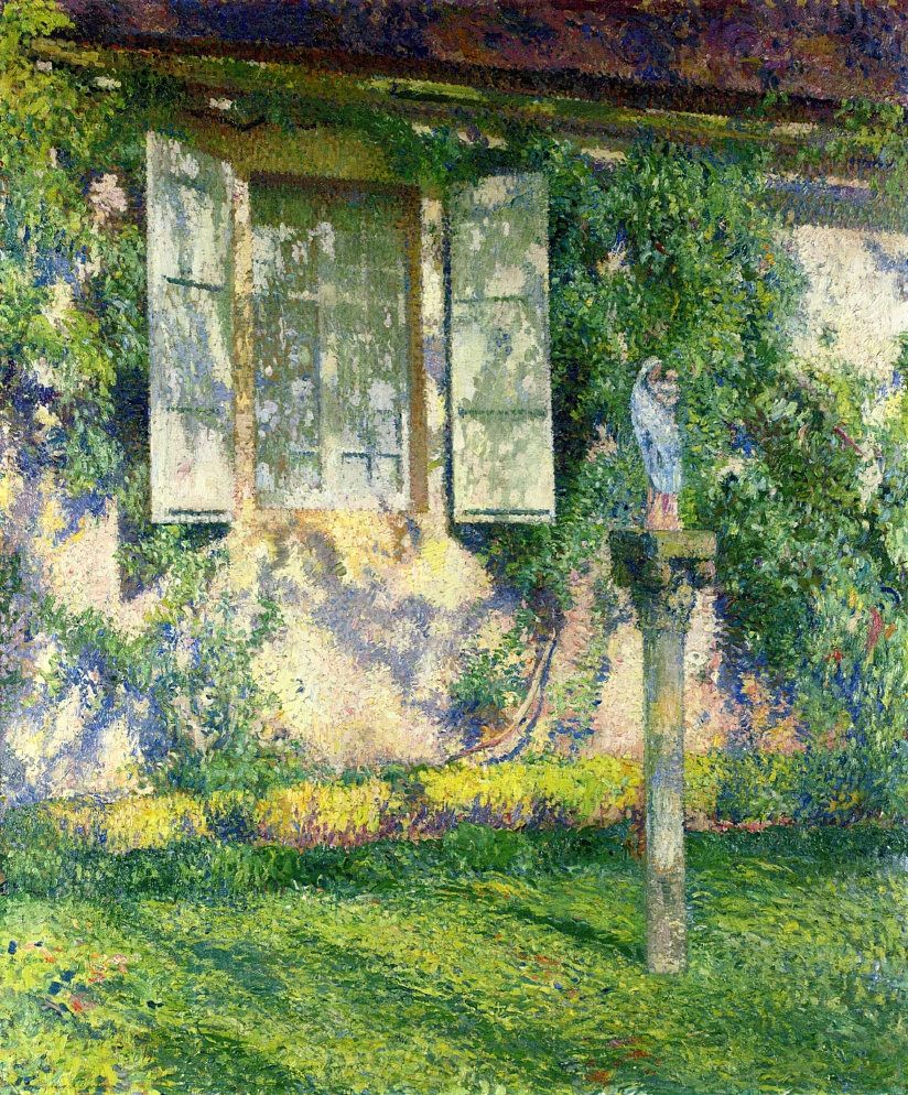 The Facade of Marquayrol (1915) Henri Martin tablo - Dekolata