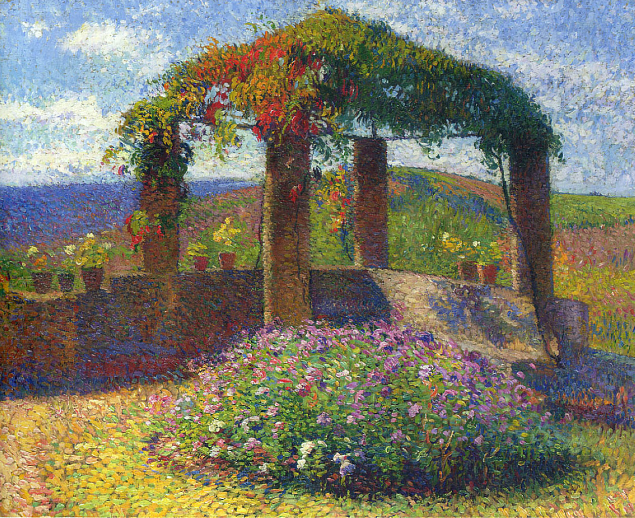 The Gloriette Henri Martin tablo - Dekolata