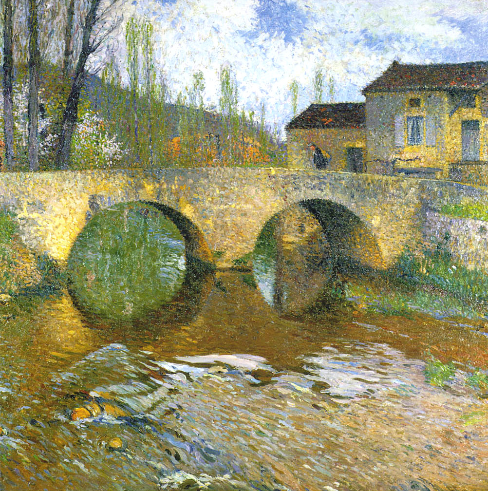 The Green Bridge Henri Martin tablo - Dekolata