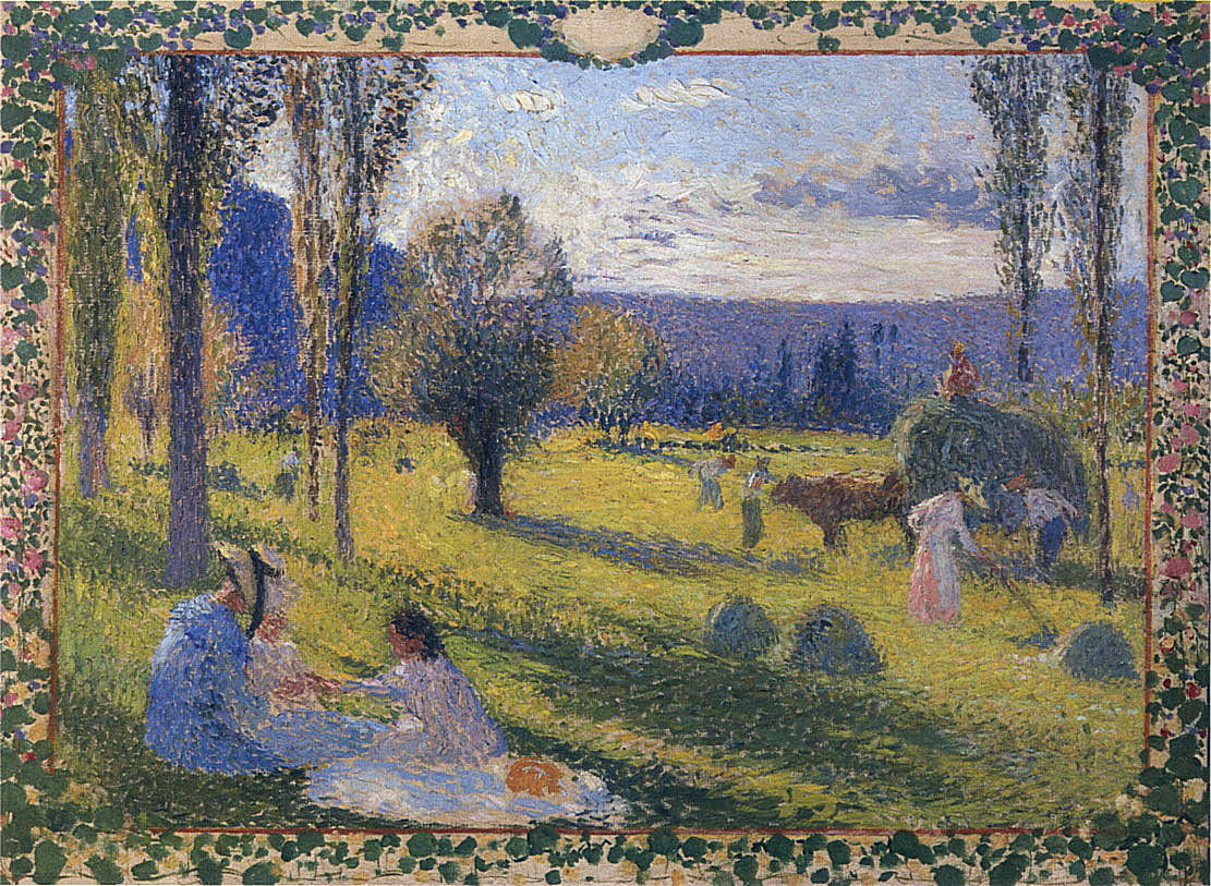 The Harvest (1895) Henri Martin tablo - Dekolata