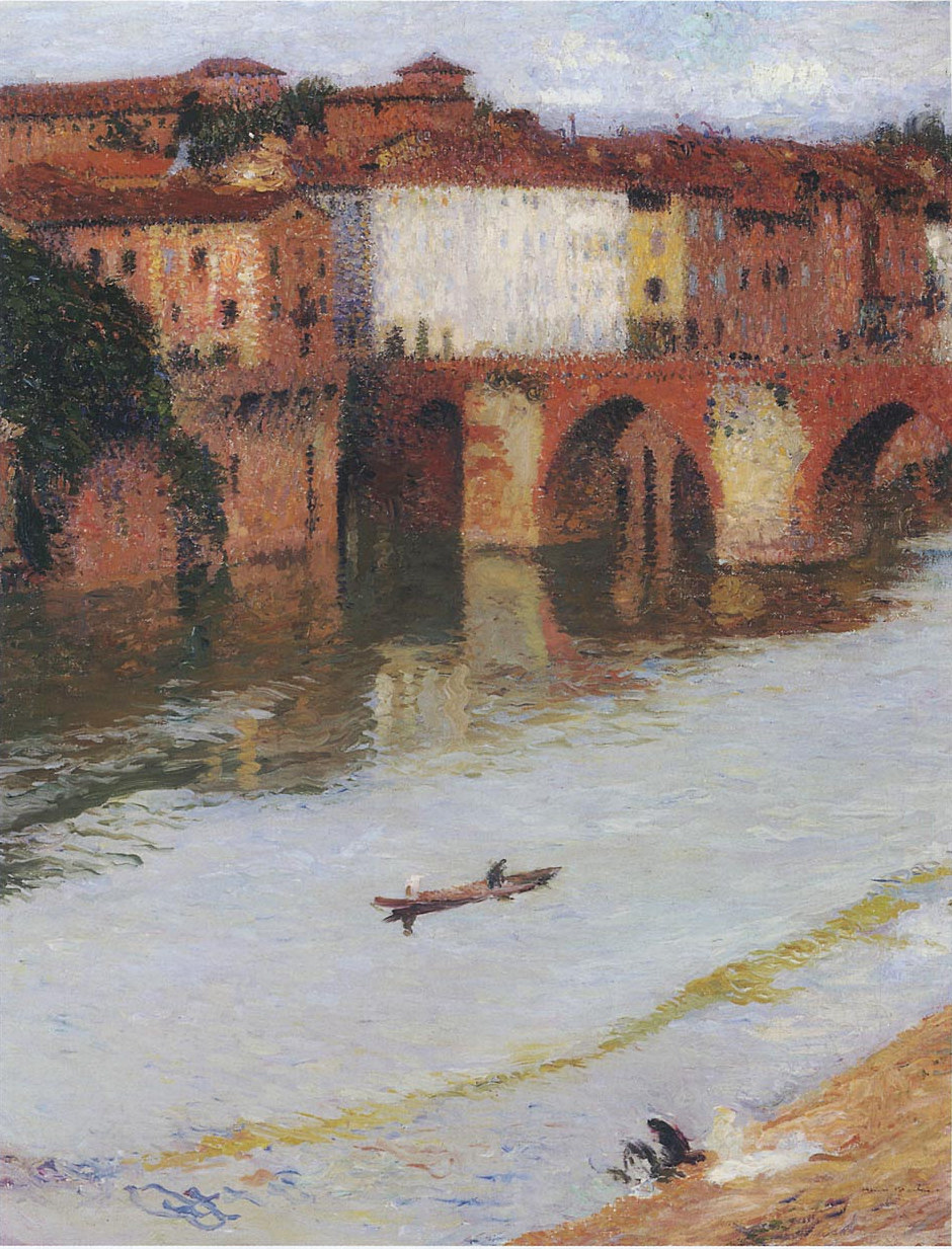 The Old Bridge Henri Martin tablo - Dekolata