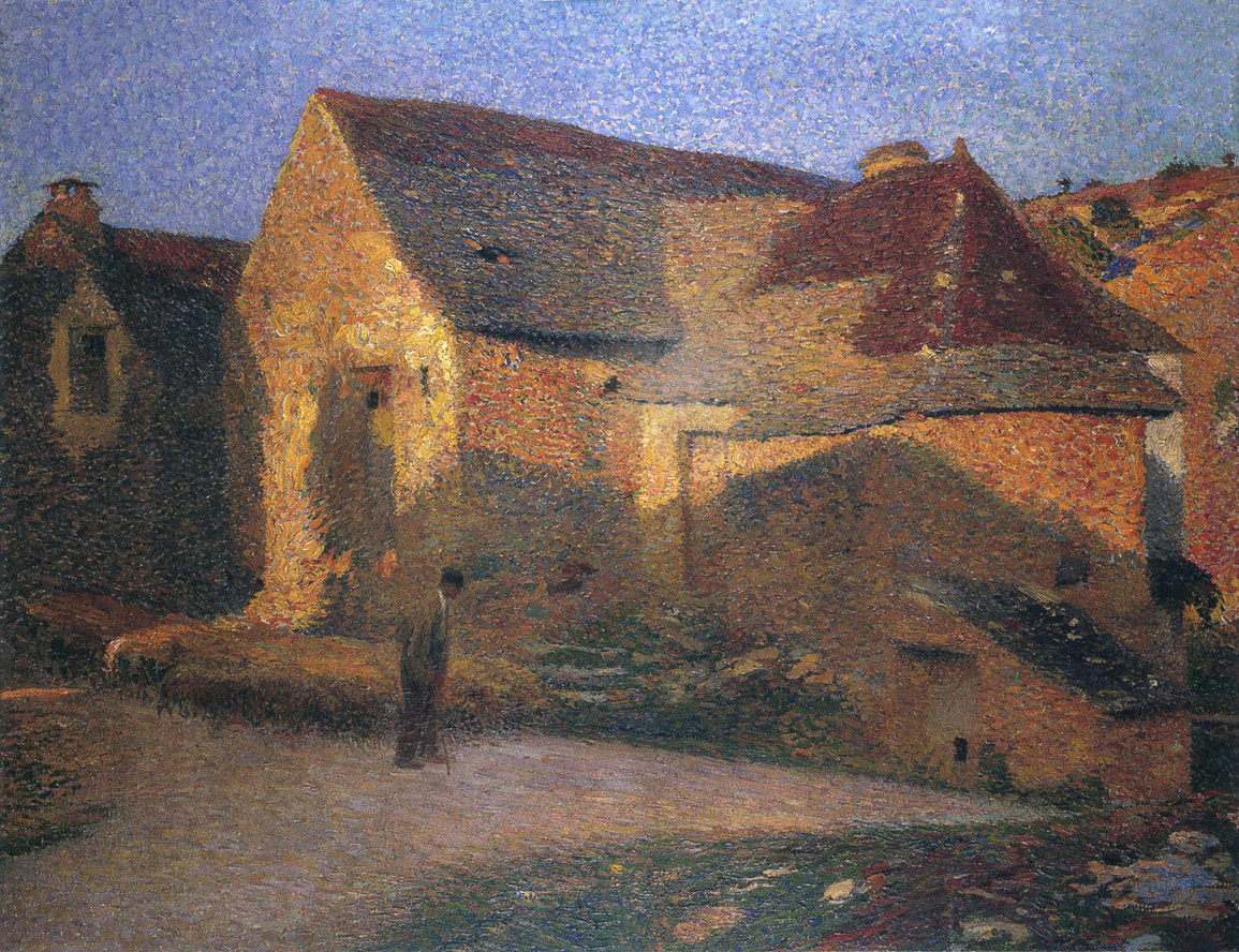 The Old House in the Last Rays – Henri Martin Tablo