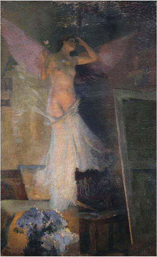 The Painter's Muse Henri Martin tablo - Dekolata