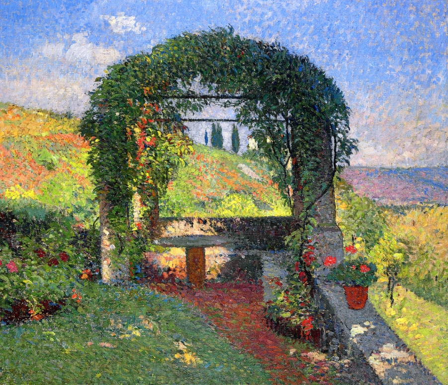 The Pergola (1920) Henri Martin tablo - Dekolata