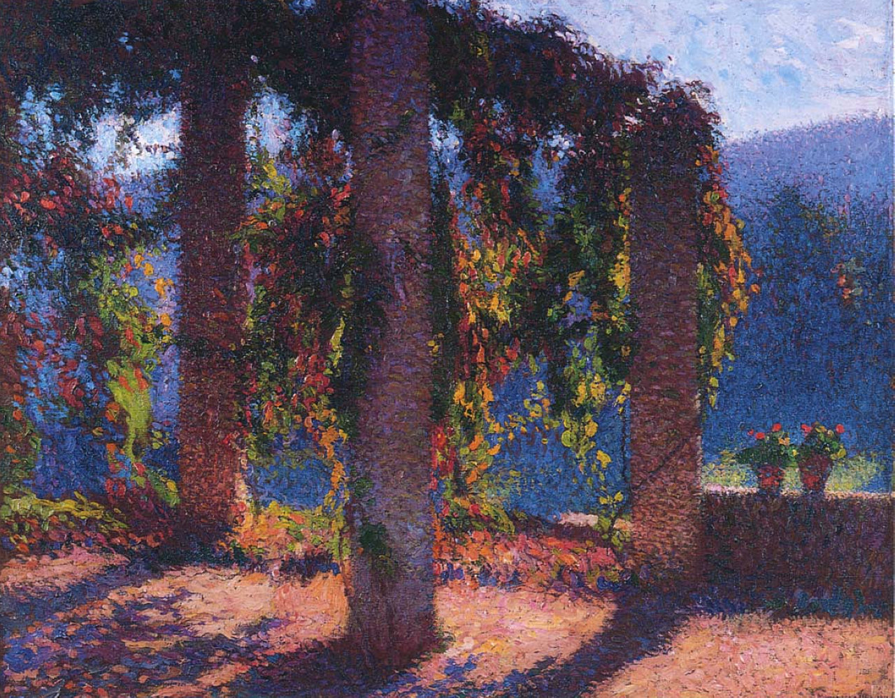 The Pergola in Marquayrol (1911) – Henri Martin Tablo