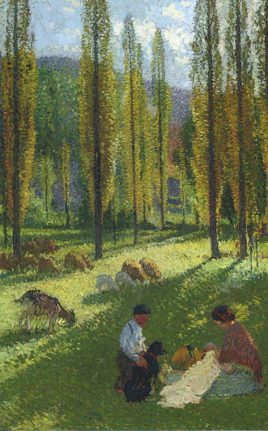 The Poplars The Couture Henri Martin tablo - Dekolata
