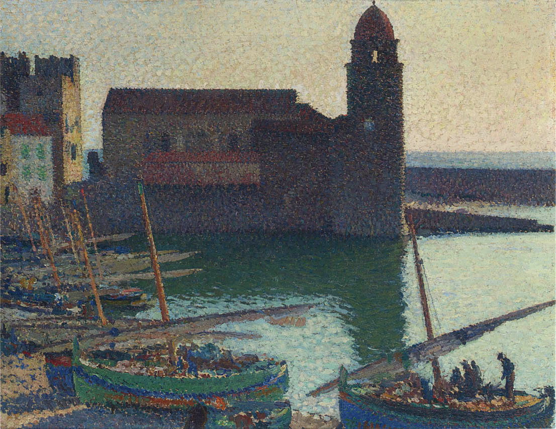 The Port of Collioure – Henri Martin Tablo