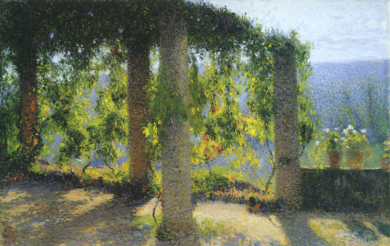The Small Pergola Henri Martin tablo - Dekolata