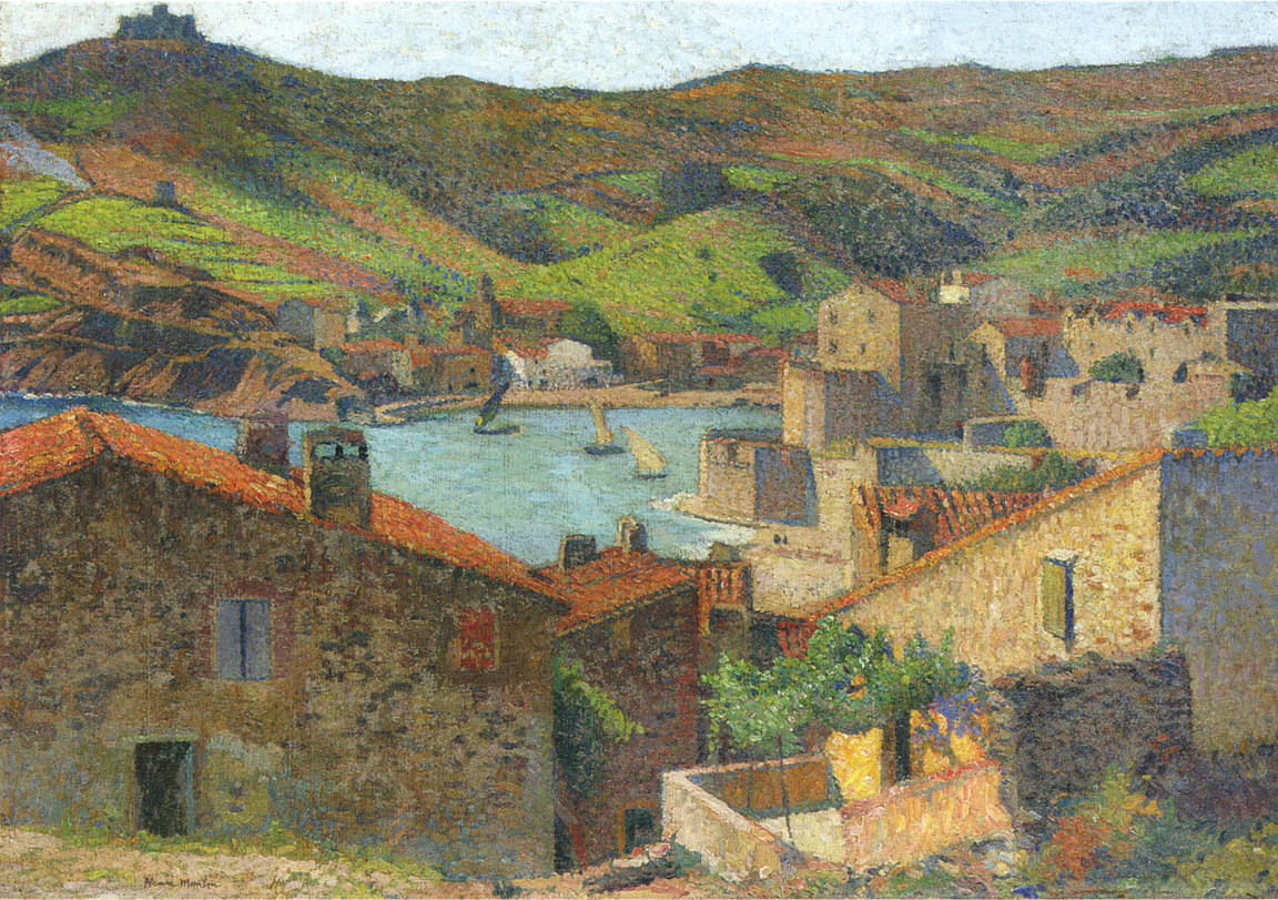 The Village at Port Collioure – Henri Martin Tablo