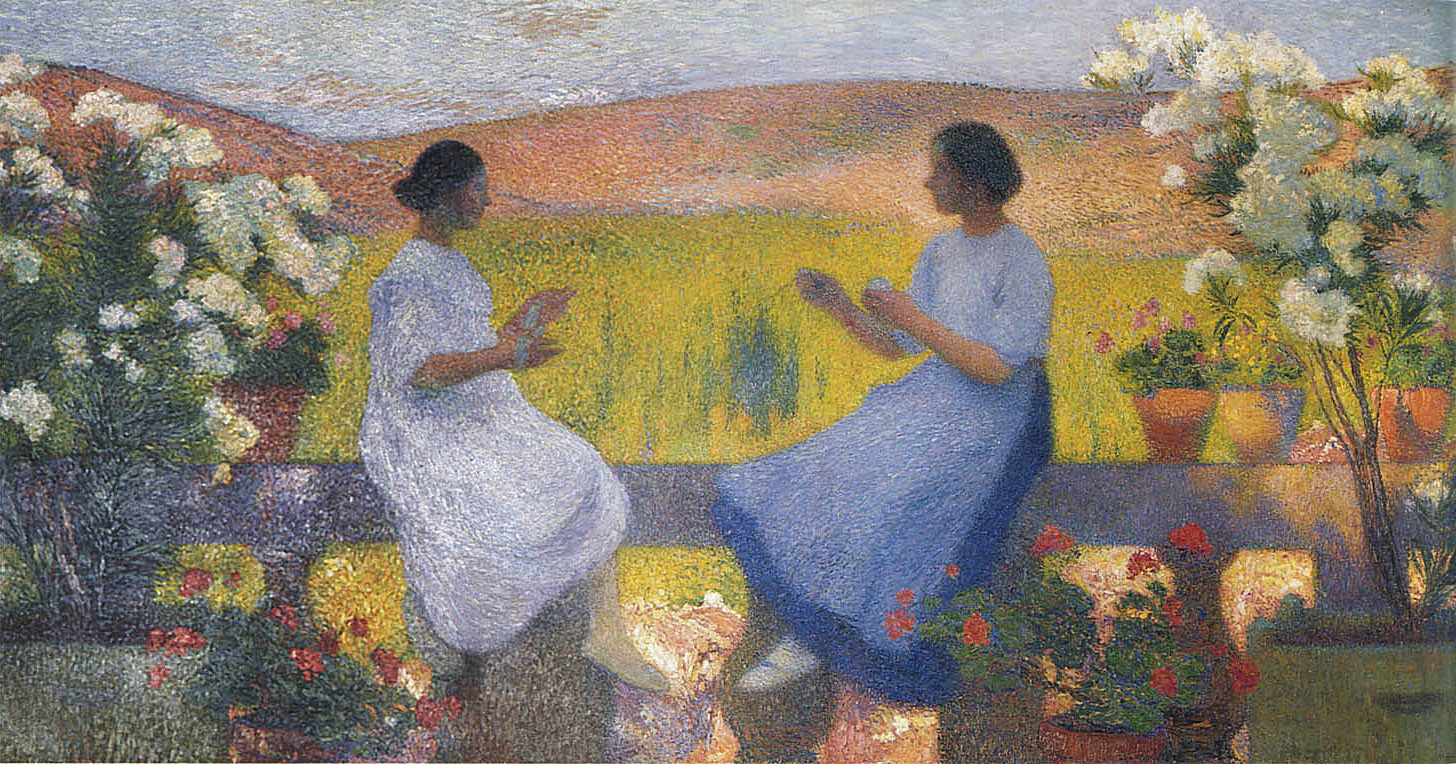 The Weaving Women Henri Martin tablo - Dekolata