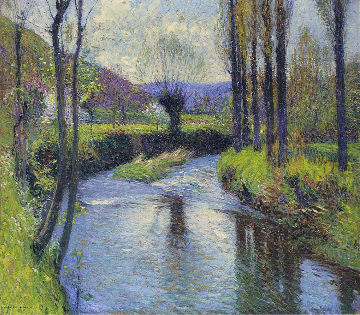 The Willow (1910) Henri Martin tablo - Dekolata